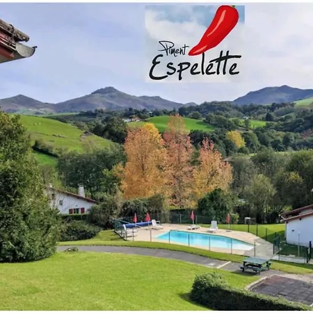 Appartamento T3 Proche D'espelette Dans Domaine Avec Piscine